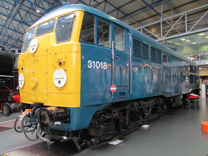 Class 31 diesel locomotive 31018, York NRM