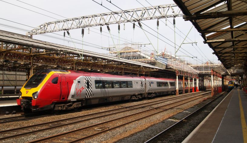 Trainspotting at Crewe Station