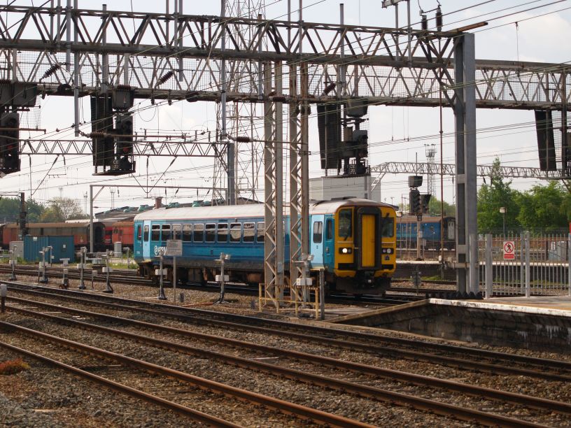 Trainspotting at Crewe Station