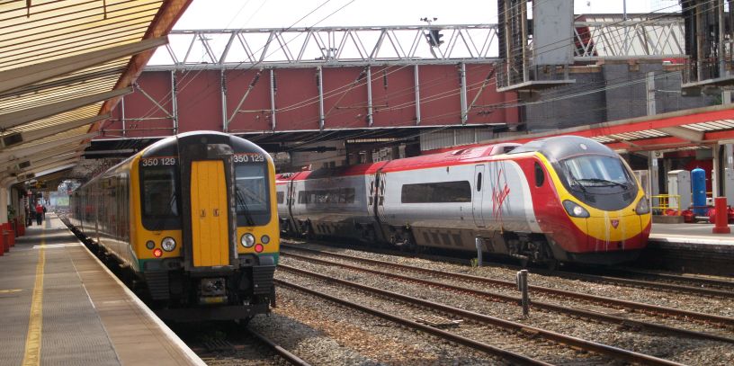 Trainspotting at Crewe Station