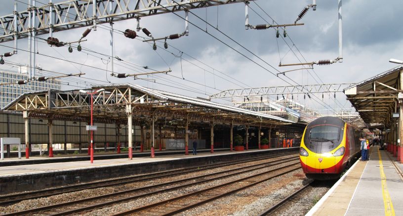 Trainspotting at Crewe Station