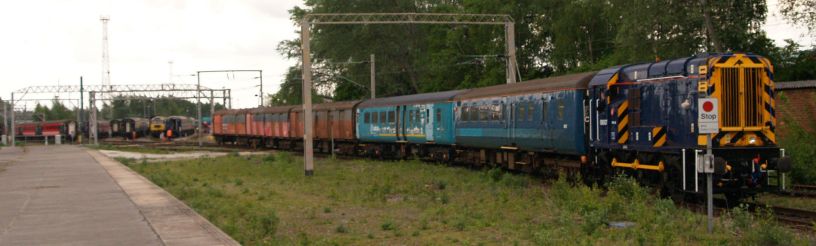 Trainspotting at Crewe Station