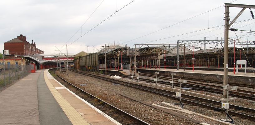 Trainspotting at Crewe Station