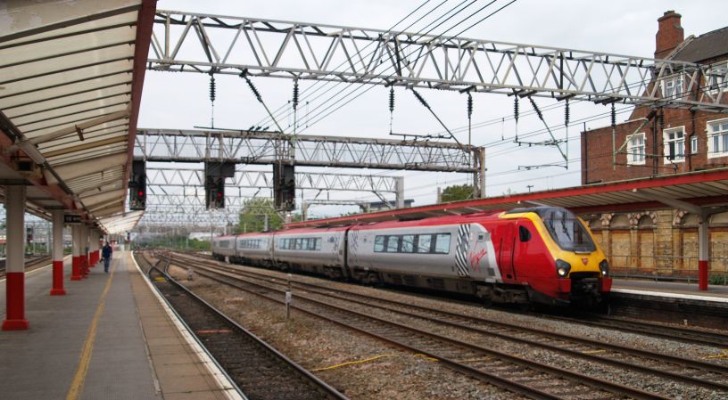 Trainspotting at Crewe Station