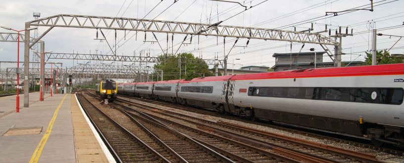 Trainspotting at Crewe Station