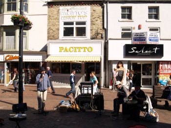 The coastal town of Redcar in Cleveland, North-East England