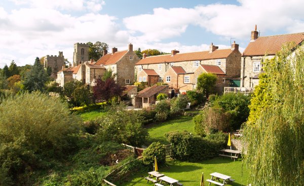 West Tanfield Village, North Yorkshire