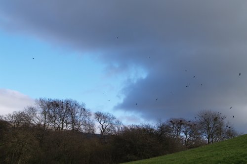 On the drive back from Melmerby to Dufton Youth Hostel the evening sky seemed set for a some photography.