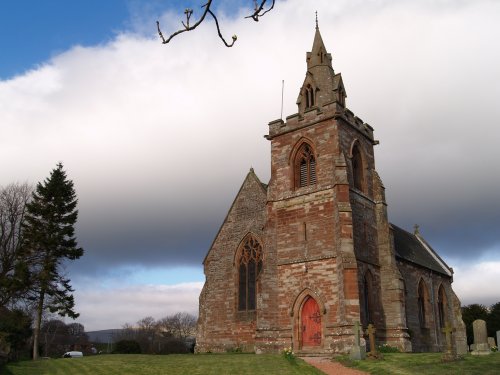Called in to Skirwith to see St John's Church, Skirwith, a fine red sandstone Victorian building built in 1856.