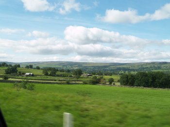There is considerable lovely countryside to admire from the car e.g. Wensleydale