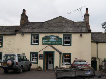 The Eden Vale Inn - River Eden walk, Bolton Village near Appleby, Cumbria, Northern England