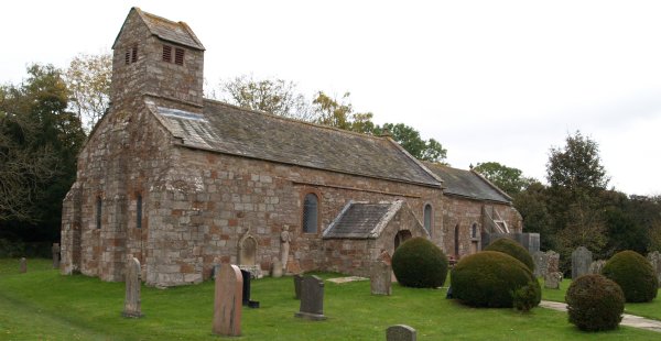 All Saints Church, Bolton Village, Cumbria - River Eden walk, Bolton Village near Appleby, Cumbria, Northern England
