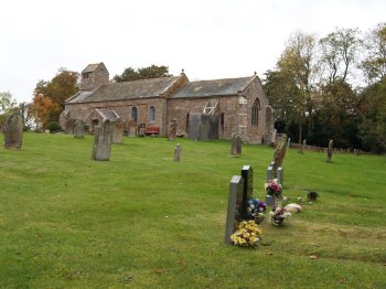 All Saints Church - River Eden walk, Bolton Village near Appleby, Cumbria, Northern England