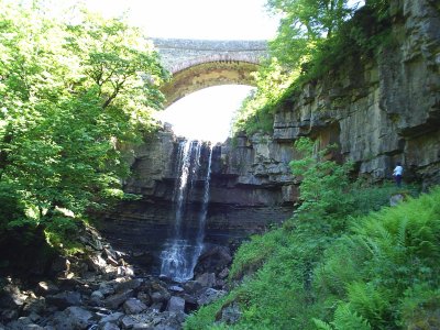 Ashgill Force, hidden beneath the road from Middleton-in-Teesdale to Alston.