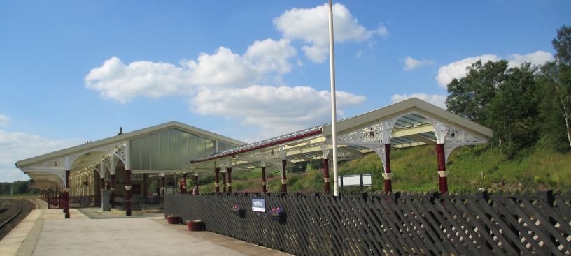 TRainspotting at Hellifield Station