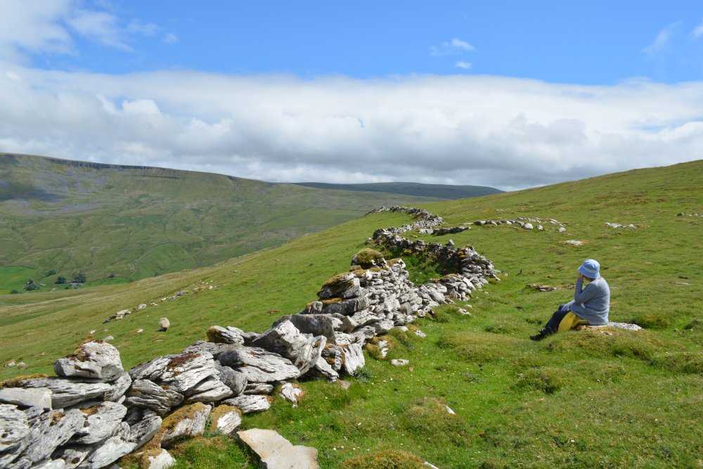 Aisgill walking on Mallerstang Common, Cumbria, England