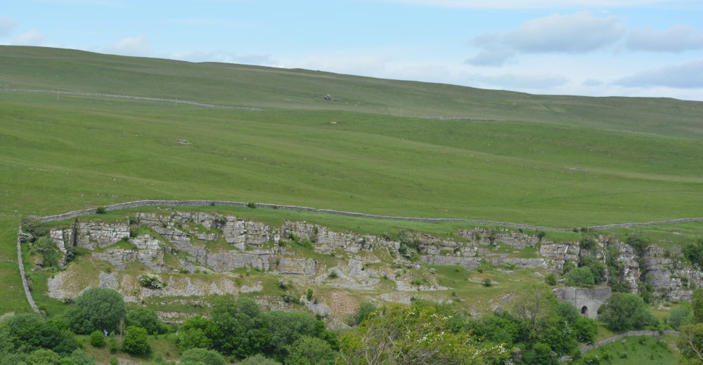 disused limestone quarry we passed through walking north through the Smardale Gill Nature Reserve. Newbiggin-on-Lune Smardale Nature Reserve Walk, Cumbria, England