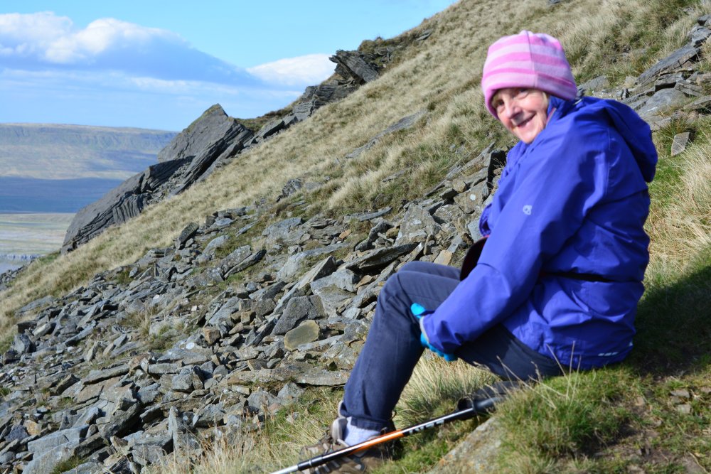 Climbing Ingleborough walk
