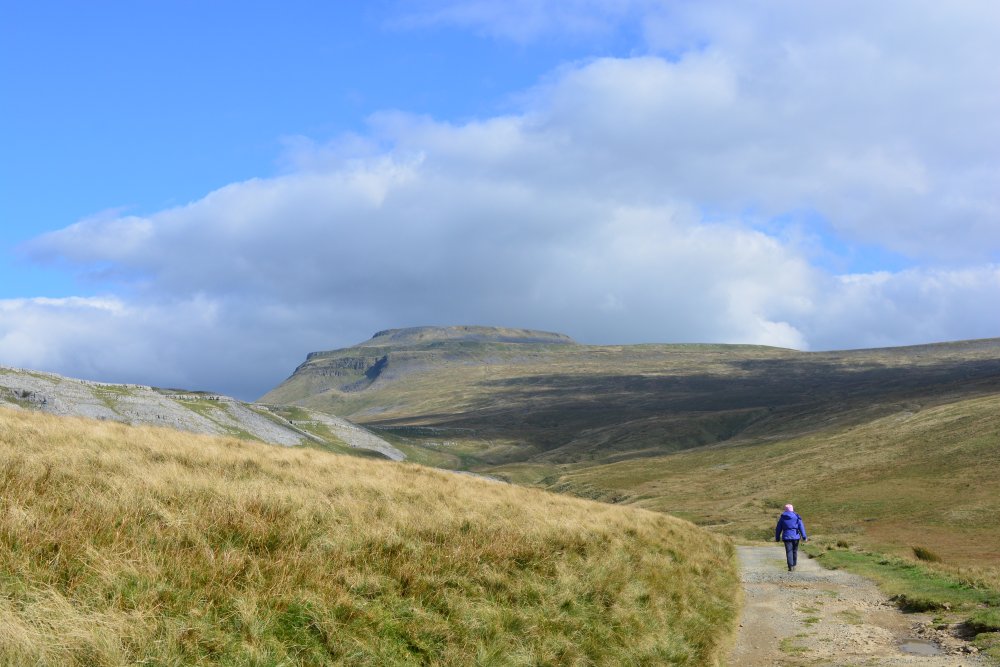 Climbing Ingleborough walk