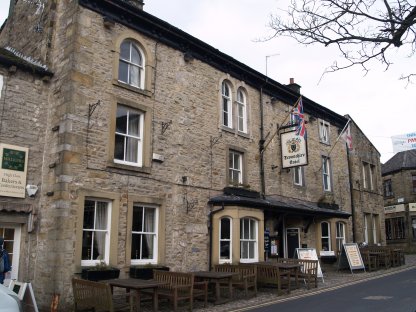 Devonshire Hotel good pub-bar meals Grassington, Wharfedale, North Yorkshire Dales National Park, England