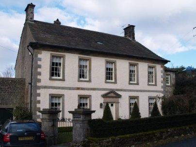 restored fine looking Georgian Manor House in Thorpe Village Grassington, Wharfedale, North Yorkshire Dales National Park, England