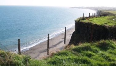 Erosion and no time to move the fence and path back!
