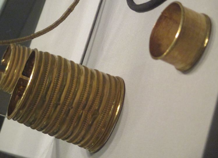 Bronze Age gold armlets from a hoard dated 1200-1000 BCE National Museum Ireland Archaeology Dublin