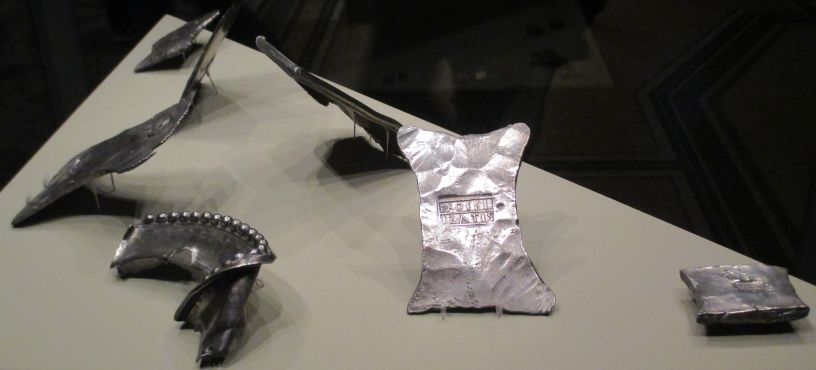 Roman silver ingots tableware, late 4th century to early 5th century CE AD from Co. Limerick. National Museum Ireland Archaeology Dublin