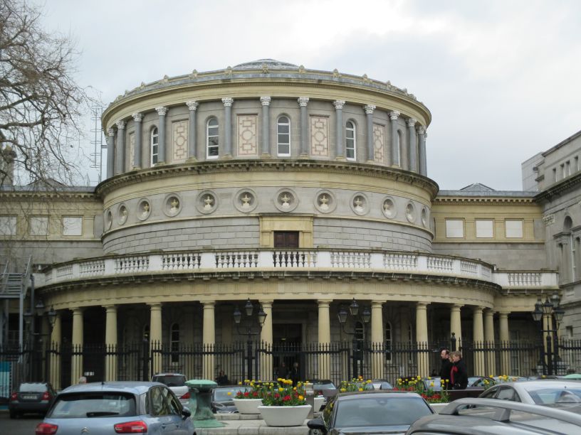 Rotunda building of the National Museum Ireland Archaeology Dublin