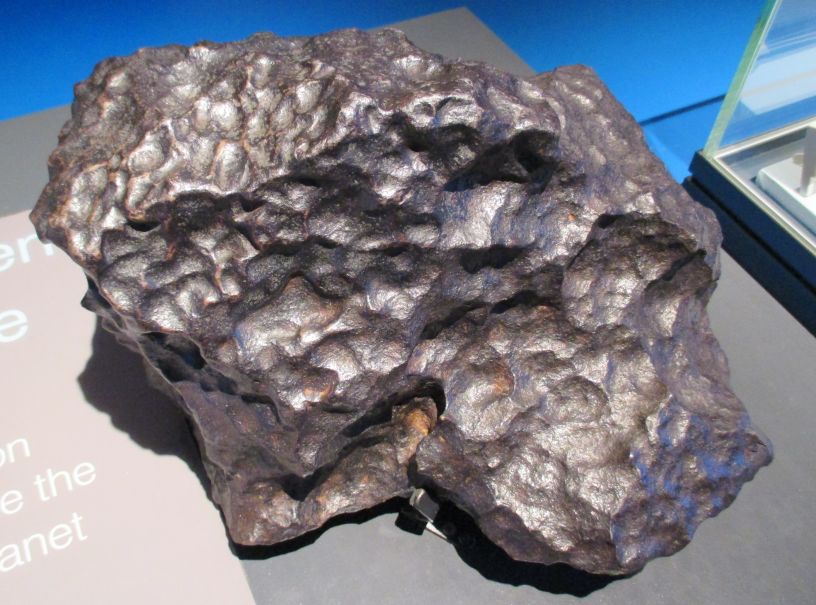 image of meteorite made of iron nickel gcse physics igcse O level