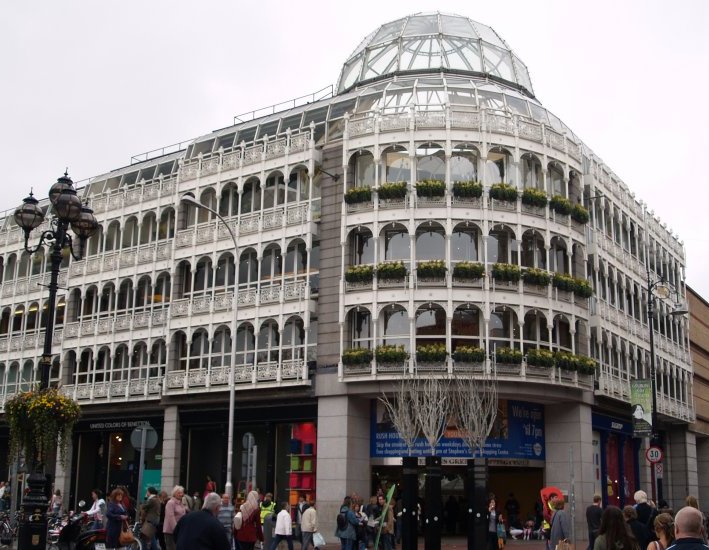 53. The entrance to Stephen's Green shopping centre, St Stephens Green, Dublin City centre.