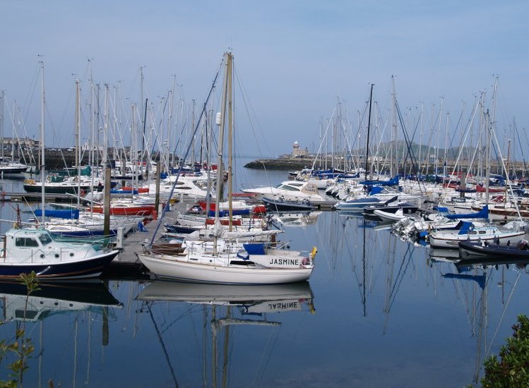 64. Yachts in Howth Harbour, north Co. Dublin.