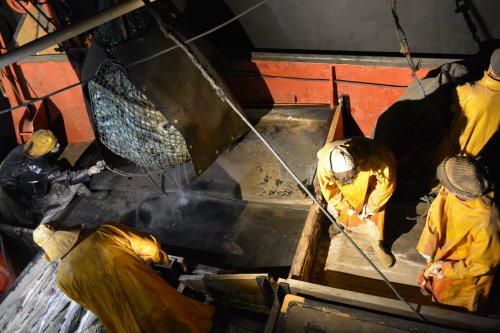The Grimsby Fishing Heritage Centre illustrates the life of fishermen on a fishing trawler