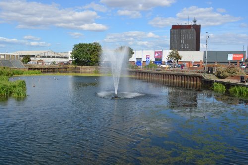 The River Freshney restoration project, Grimsby