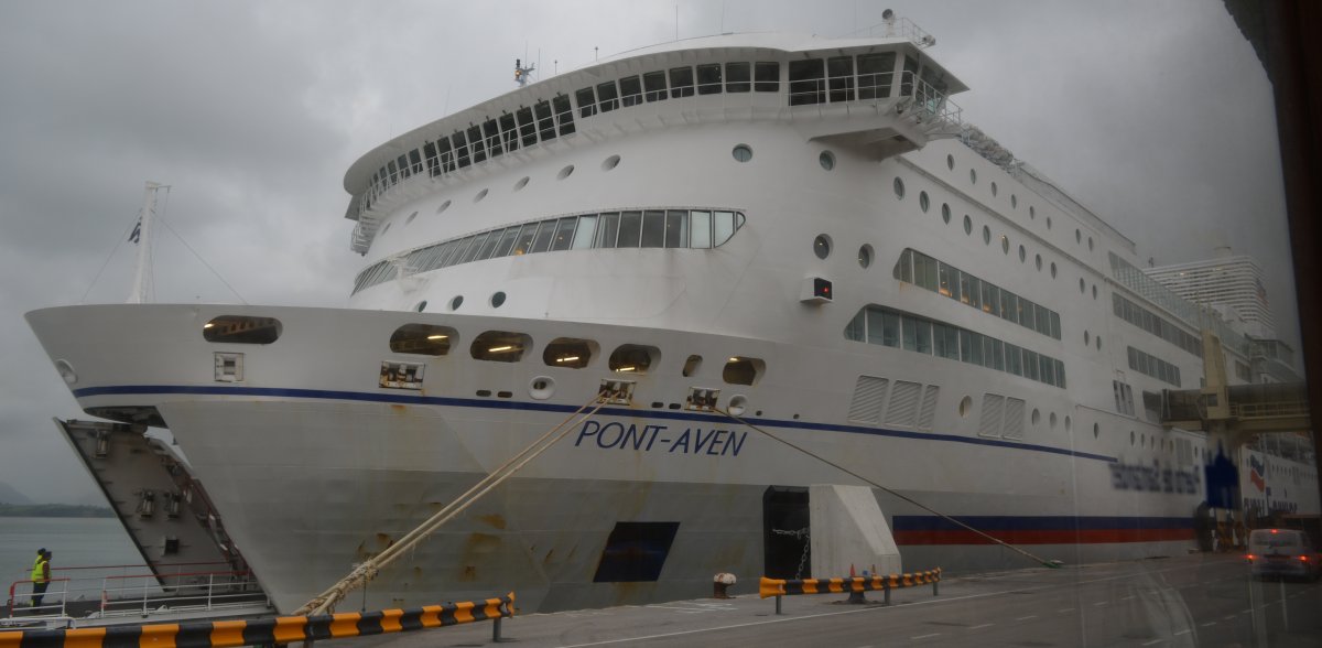 MV PON-AVEN ferry boat Portsmouth to Santander Brittany Ferries
