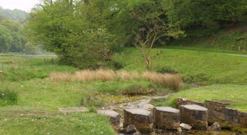 On the way back to Rievaulx you descend through Nettle Dale and after crossing the stepping stones and walk alongside the fish ponds created by the Rievaulx Abbey monks