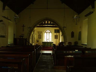 The nave and chancel arch.