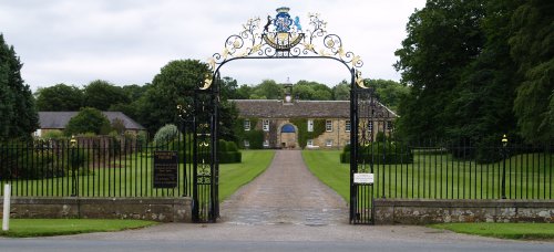 The entrance to Newburgh Priory