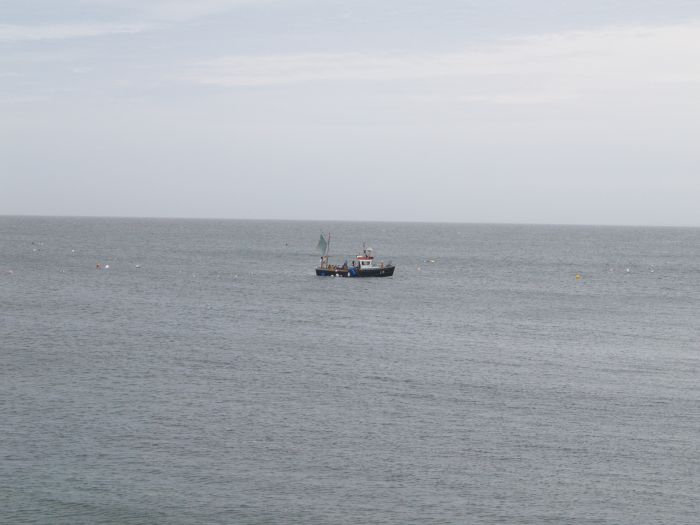 Fishing boat off Slade Harbour, Co. Wexford, Ireland