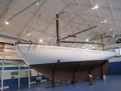 The Howth gun-running yacht Asgard in the National Museum of Decorative Arts & History Dublin Ireland