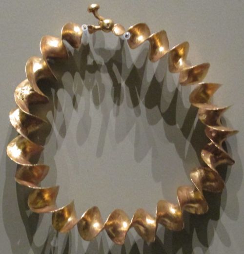 Torcs of twisted gold, 3rd century BCE (BC) to 3rd century CE (AD) National Museum Ireland Archaeology Dublin