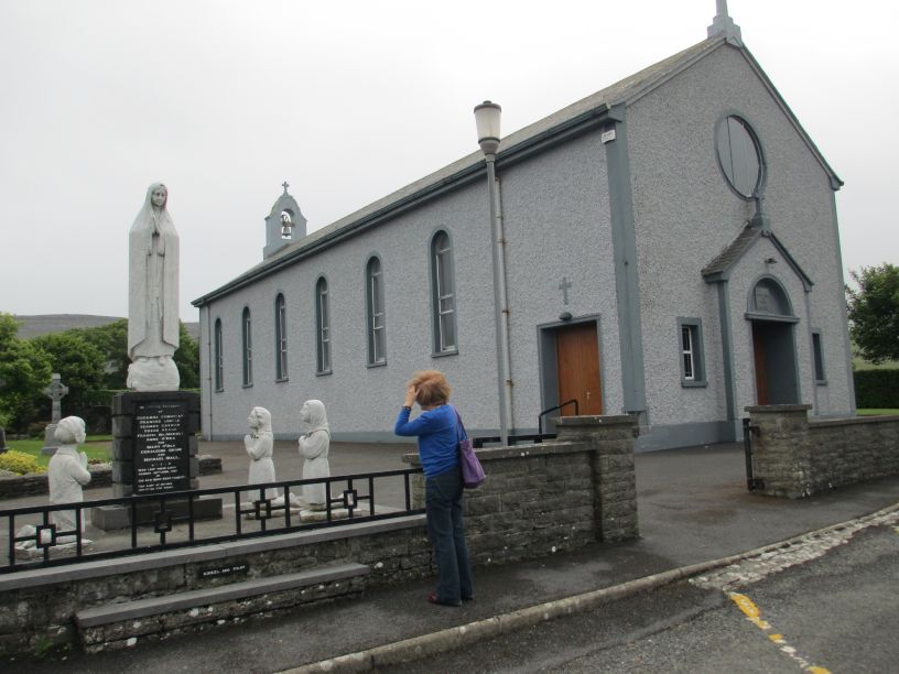 New Quay, Church, ruined Castle, The Burren, Co. Clare
