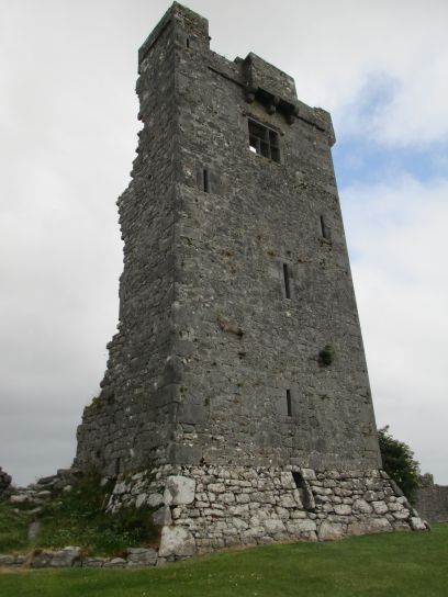 New Quay, Church, ruined Castle, The Burren, Co. Clare