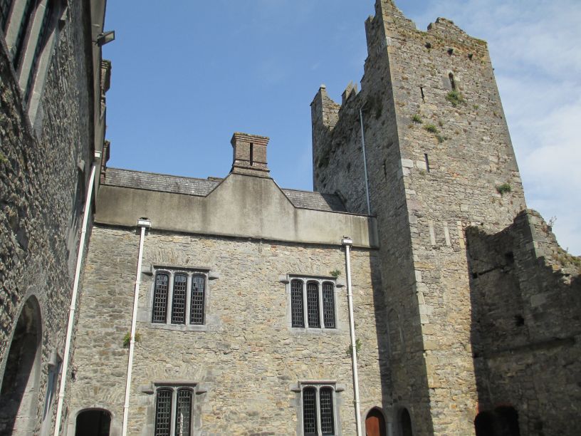 Buildings around the inner courtyard of Ormond Castle & Carrick-on-Suir, Co. Tipperary