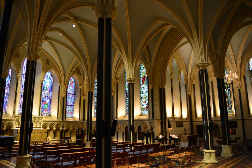 Built in 1270 and the beautifully restored Lady Chapel of St Patrick's Cathedral, Dublin