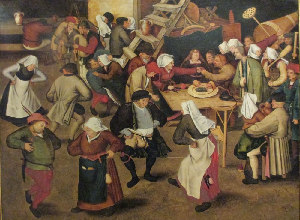 'Peasant Wedding', 1620 painting by the Dutch artist Pieter Brueghel the Younger National Gallery of Ireland, Dublin
