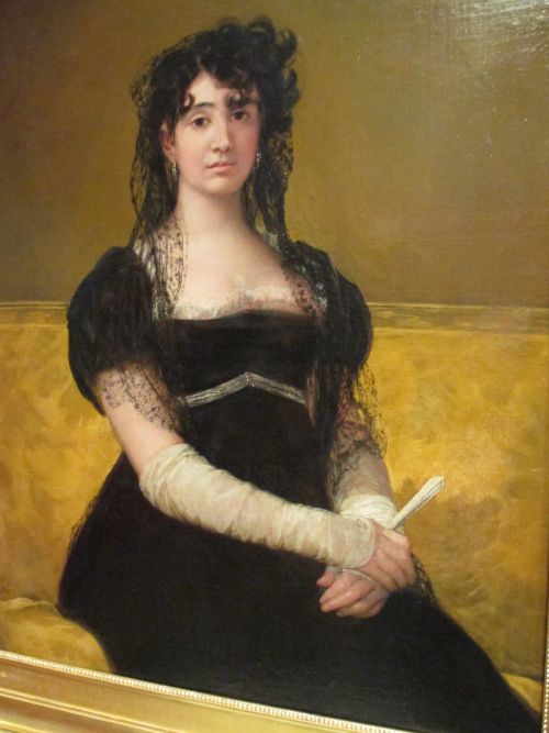 'Portrait of Dona Antonia Zarate, Actress, ~1805-1806 painting by the artist Francisco Jose de Goya National Gallery of Ireland, Dublin
