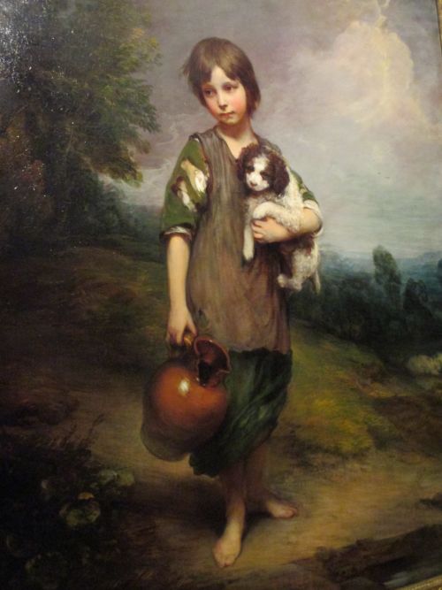 'The Cottage Girl', painting of 1785 by the English artist Thomas Gainsborough National Gallery of Ireland, Dublin