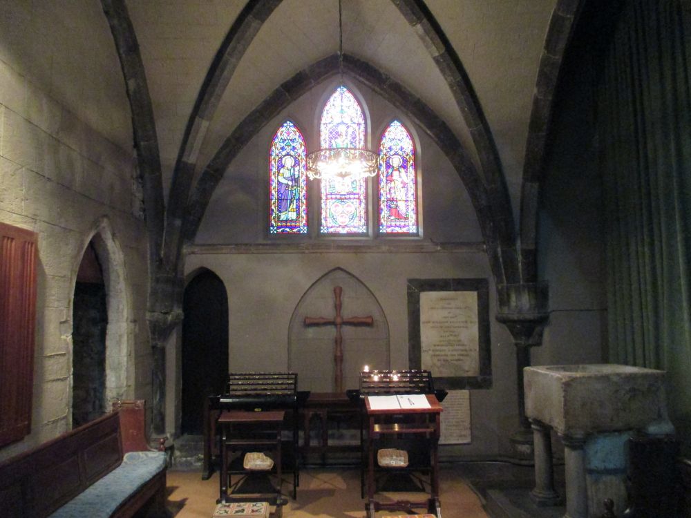 The baptistery of St Patrick's Cathedral, Dublin