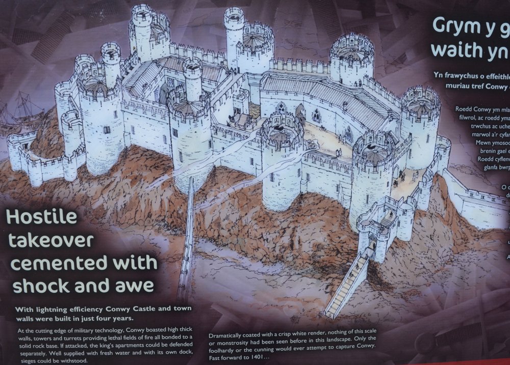 Castell Conwy Castle, North Wales (Conway Castle)